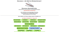 Desktop Screenshot of dioramen-werkstatt.de